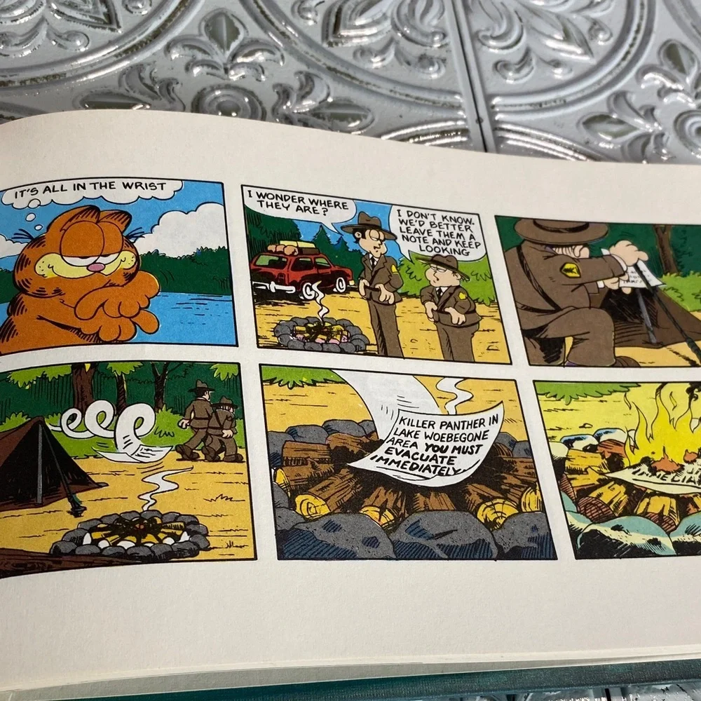Vintage Garfield in the Rough Hardcover Book 1984 Weekly Reader Jim Davis Comic